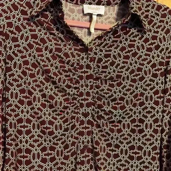 Laundry by Shelli Segal button down shirt. Size medium - Picture 3 of 7